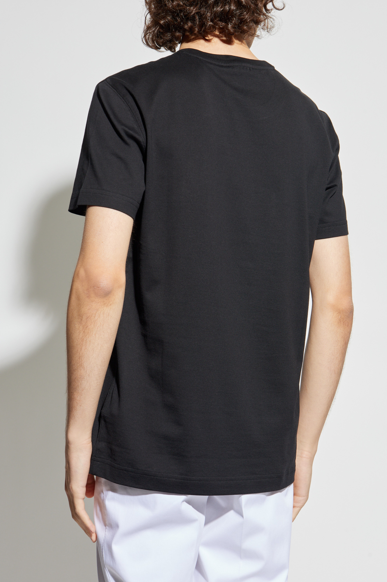 Black T-shirt with embroidered logo Dolce & Gabbana - Vitkac AS